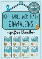 Vorschau - Spiele - Ich habe, wer hat Einmaleins Bundle - Deckblatt