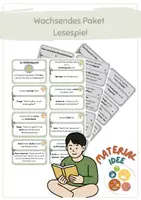 Vorschau - Spiele - Wachsendes Materialpaket - Lesespiele - Deckblatt
