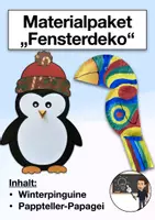 Vorschau - Mal- und Bastelvorlagen - Materialpaket "Festerdekoration" - Deckblatt