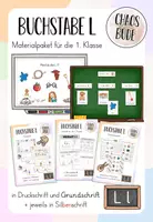 Vorschau - Spiele - Buchstabe L l - Materialpaket für die 1. Klasse - Deckblatt