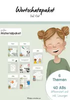 Vorschau - Arbeitsblätter - DaZ/DaF: großes Wortschatzpaket (wachsend) - Deckblatt