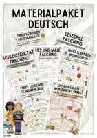 Vorschau - Stundenentwürfe - wachsendes Materialpaket Deutsch Komplett - Deckblatt