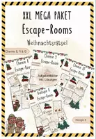Vorschau - Stundenentwürfe - Weihnachtsedition | Biologie & Chemie | Escape Room | komplettes Materialpaket | sofort einsetzbar - Deckblatt