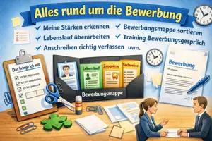 Vorschau - Stundenentwürfe - Materialpaket Alles rund um den Start ins Berufsleben Förderschwerpunkt Lernen - Deckblatt
