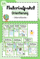 Vorschau - Stundenentwürfe - Materialpaket: Orientierung (Unterrichtsreihe für 3/4) - Deckblatt