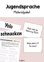 Vorschau - Arbeitsblätter - JUGENDSPRACHE - Materialpaket - Deckblatt