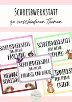 Vorschau - Unterrichtsreihen - Materialpaket zum freien Schreiben - Inspiration für kreative Texte - Deckblatt