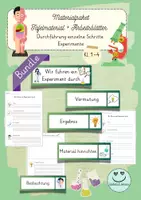 Vorschau - Arbeitsblätter - Bundle: Experimente durchführen - Deckblatt