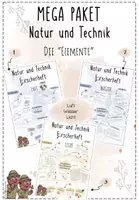 Vorschau - Stundenentwürfe - Luft, Licht, Wasser - Experimente | Natur und Technik 5 | 3 komplette Unterrichtsreihe - Deckblatt