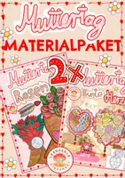 Vorschau - Arbeitsblätter - Muttertag Materialpaket basteln zum Muttertag - Deckblatt