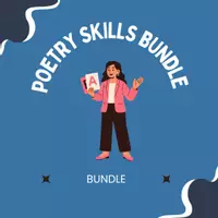 Vorschau - Unterrichtsreihen - Poetry Skills Bundle – Figurative Language, Rhyme & Annotation (Grades 6–9) - Deckblatt