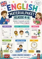 Vorschau - Arbeitsblätter - Englisch Klasse 4–6 : Form of be, Going to, Simple Past, Simple Present, Tests & Vokabeltraining - Deckblatt