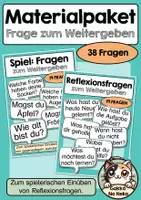 Vorschau - Stundenentwürfe - Materialpaket "Sprechen und reflektieren – Gesprächsspiel + Reflexionsfragen" - Deckblatt