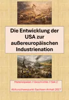 Vorschau - Stundenentwürfe - Materialpaket: Industrialisierung in den USA - Deckblatt