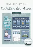 Vorschau - Arbeitsblätter - Masse (Gewicht) - Materialpaket - Deckblatt