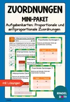Vorschau - Arbeitsblätter - Minipaket Zuordnungen - Deckblatt