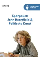 Vorschau - Unterrichtsreihen - John Heartfield & Politische Kunst – XXL Unterrichtspaket (Sek II) | Fotomontage, Analyse, Projekt & Klausur - Deckblatt