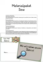 Vorschau - Stundenentwürfe - Materialpaket Sinne (+Entwurf!) - Deckblatt