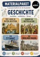 Vorschau - Arbeitsblätter - Materialpaket Sachtexte: das Leben im alten Ägypten, Kinder im Mittelalter, die Titanic, die Berliner Mauer - Deckblatt