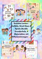 Vorschau - Arbeitsblätter - Soziales Lernen Grundschule – Gefühle & Konflikte (Materialpaket, differenziert) - Deckblatt