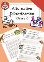 Vorschau - Unterrichtsreihen - Rechtschreibung trainieren: Alternative Diktatformen (Klasse 6) - Deckblatt