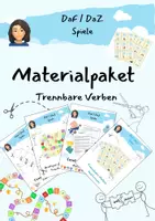 Vorschau - Spiele - Materialpaket 'Trennbare Verben' - Deckblatt