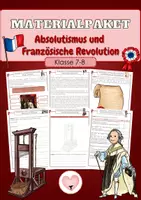 Vorschau - Arbeitsblätter - Absolutismus - Deckblatt