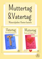 Vorschau - Mal- und Bastelvorlagen - Materialpaket Muttertag und Vatertag - Karte basteln - Kunst Klasse 1-3 - Deckblatt