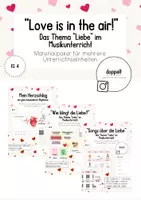 Vorschau - Stundenentwürfe - "Love is in the air!" - Materialpaket | Liebe im Musikunterricht (Klasse 4) - Deckblatt