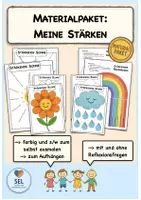Vorschau - Arbeitsblätter - Meine Stärken / Growth Mindset / Frühling / Soziales Lernen - Deckblatt