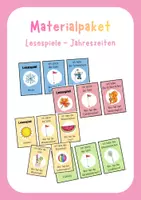 Vorschau - Spiele - Materialpaket - Lesespiele - Jahreszeiten - Deckblatt