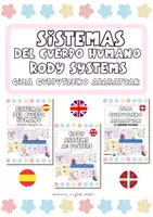 Vista previa - Refuerzo / NEE / Materiales de apoyo - SISTEMAS DEL CUERPO HUMANO (INGLÉS, ESPAÑOL Y EUSKERA) - Portada