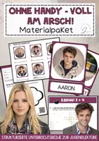 Vorschau - Arbeitsblätter - Ohne Handy - voll am Arsch! - Komplettes Materialpaket zur Lektüre (Kapitel 1 - 20) - Deckblatt