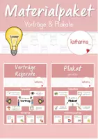 Vorschau - Präsentationen/Tafelbilder - Materialpaket: Plakate & Vorträge/Referate - Deckblatt