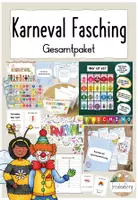 Vorschau - Arbeitsblätter - Gesamtpaket: Karneval - Fasching - Deckblatt