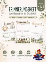 Vorschau - Anderer Materialtyp - Materialpaket Erlebnishefte - Abschied von der Grundschule & Klassenfahrt - Deckblatt