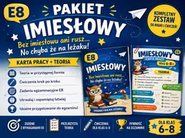 zapowiedź - Pakiet materiałów - IMIESŁOWY - kl. 4-8 - obwoluta