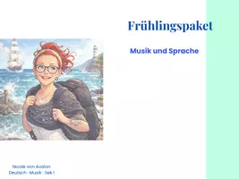 Vorschau - Stundenentwürfe - Stundenpaket- Unterrichtseinheiten-fertige Stunden Frühling - Deckblatt