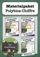 Vorschau - Arbeitsblätter - Polybioschiffre Materialpaket Klasse 5–7 – Kryptologie/Geheimschrift lernen, anwenden & vertiefen (mit Lösungen) - Deckblatt