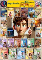 Vorschau - Stationenlernen - Mega Bundle: Digitales Breakout Material Latein - Deckblatt