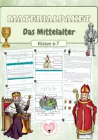 Vorschau - Arbeitsblätter - Mittelalter - Deckblatt