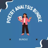 Vorschau - Unterrichtsreihen - Poetry Analysis Bundle – Close Reading, Annotation & Worksheets (Grades 7–10) - Deckblatt
