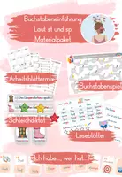 Vorschau - Spiele - Buchstabeneinführung st und sp - Materialpaket - Deckblatt