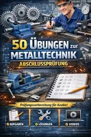 Vorschau - Arbeitsblätter - Materialpaket - Prüfungsaufgaben Metallberufe 50Stück AP1 & AP2 - Deckblatt