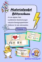 Vorschau - Präsentationen/Tafelbilder - Materialpaket Blitzrechnen in Klasse 2 - Deckblatt