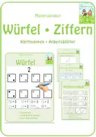 Vorschau - Arbeitsblätter - Ziffern & Würfel - Arbeitsblätter & Klettmappen - Deckblatt