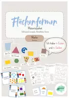 Vorschau - Arbeitsblätter - Materialpaket Flächenformen - Geometrie - Deckblatt