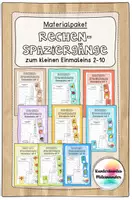 Vorschau - Arbeitsblätter - Materialpaket 9 Rechenspaziergänge zum Einmaleins 2-10 - Deckblatt
