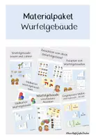 Vorschau - Arbeitsblätter - Materialpaket - Würfelgebäude - Deckblatt