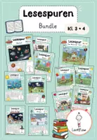 Vorschau - Spiele - Lesespur Kl. 3 + 4 | Growing Bundle - Deckblatt